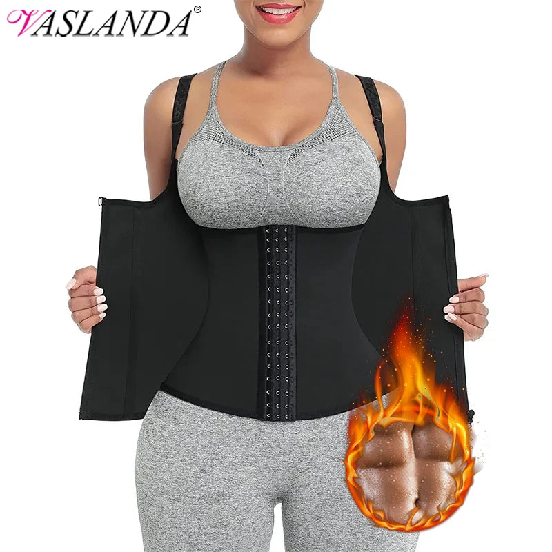 Weight Loss Corset and Body Shaper with Sauna Compression for Tummy Girdle Support