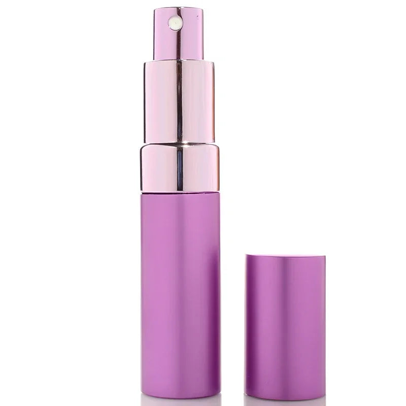 15ml Quality Perfume Bottle - Refillable Glass with Metal Atomizer Spray and Travel Aluminum for Parfume