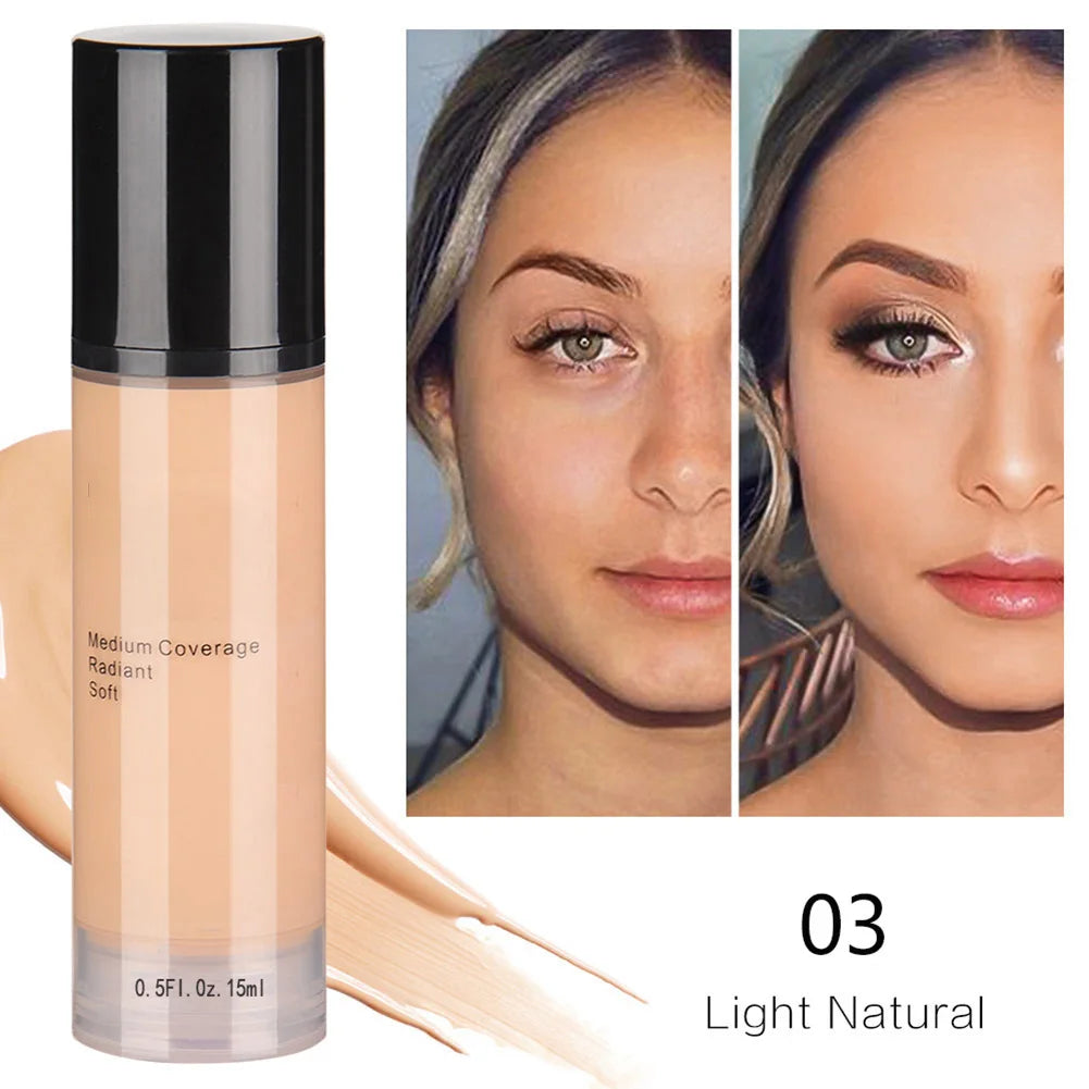 Matte Liquid Foundation Face Makeup Moisturizing Hide Pores Cover Freckles Scars For Skin Tone Makeup Foundation Face Makeup - GSINAS.com