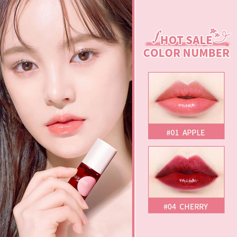 Lip Gloss Tint Makeup Cheek Tint Blush Moisturizing Mirror Liquid Lipsticks Waterproof Long Lasting Lip Glaze Cosmetic