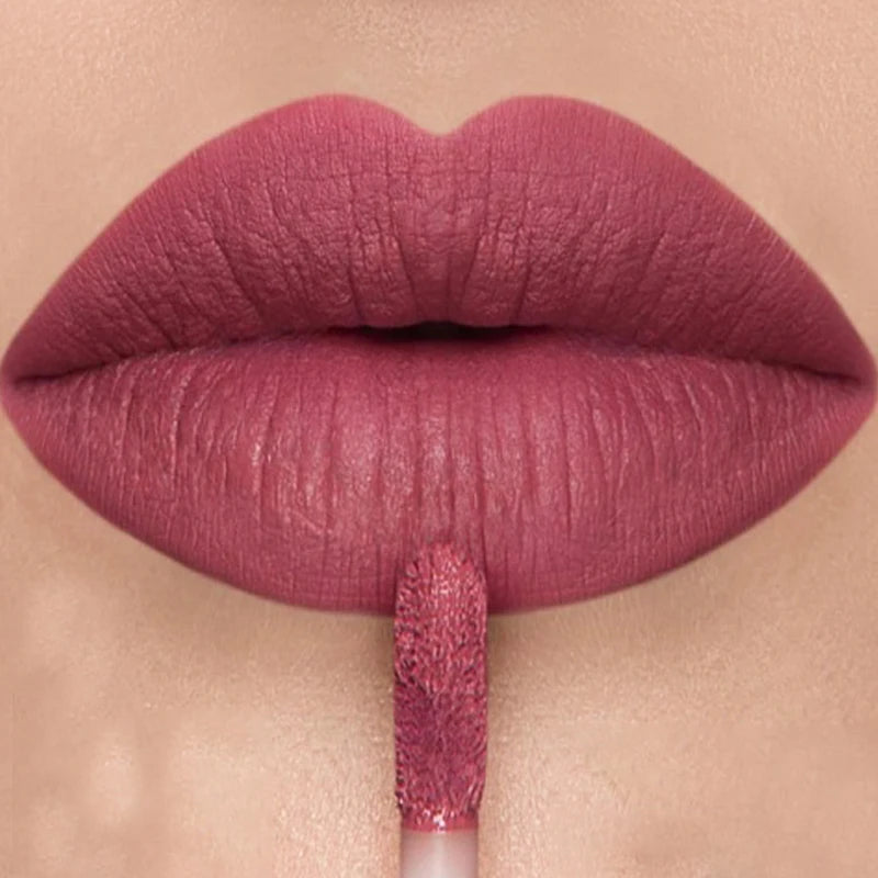 Non-dipped Cup Velvet Matte Nude Lip Gloss Long Lasting Non-stick Waterproof Liquid Lipsticks Make up Women Lipstick Cosmetic - GSINAS.com