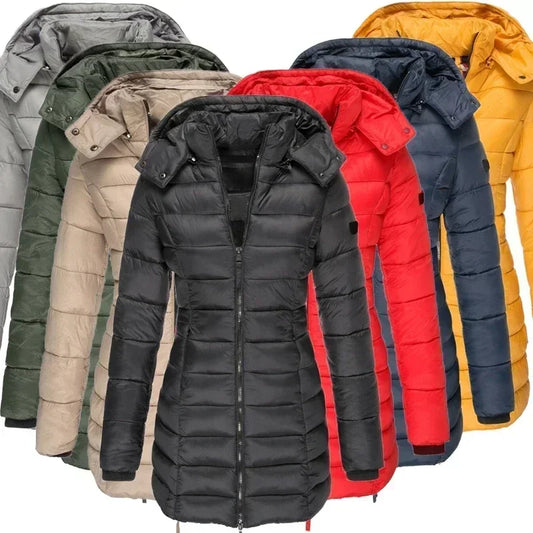 Gsinas Long Thickened Warm Jacket Coat Down Jacket