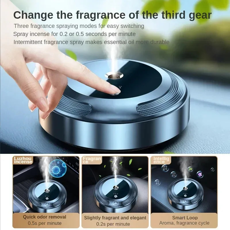 Car Air Freshener Smart Aroma Diffuser Purification Essential Oils Diffuser Office Room Intelligent Aromatherapy Instrument