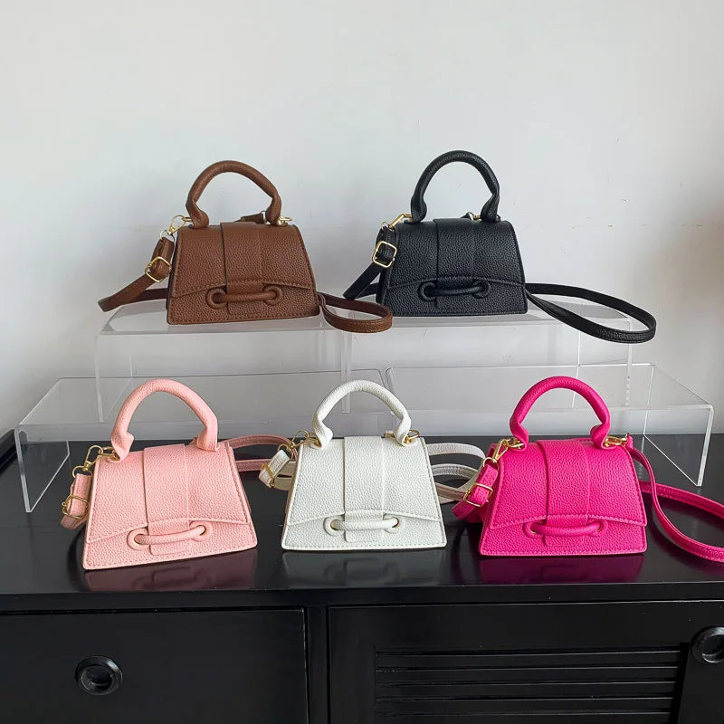 PU Leather Mini Ladies Purses Handbag Single Shoulder Crossbody Small Square Bag Trend Designer - GSINAS.com