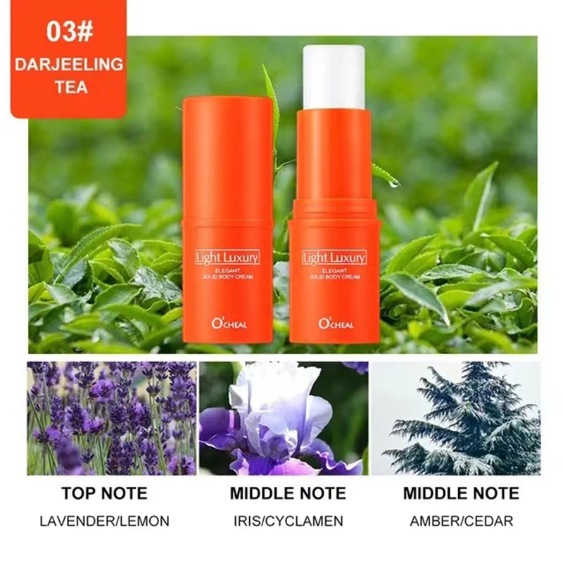 3 Pcs S Deodorant Body Portable Perfumes Stick Pocket Long Lasting Fragrance Antiperspirant Balm Women Men