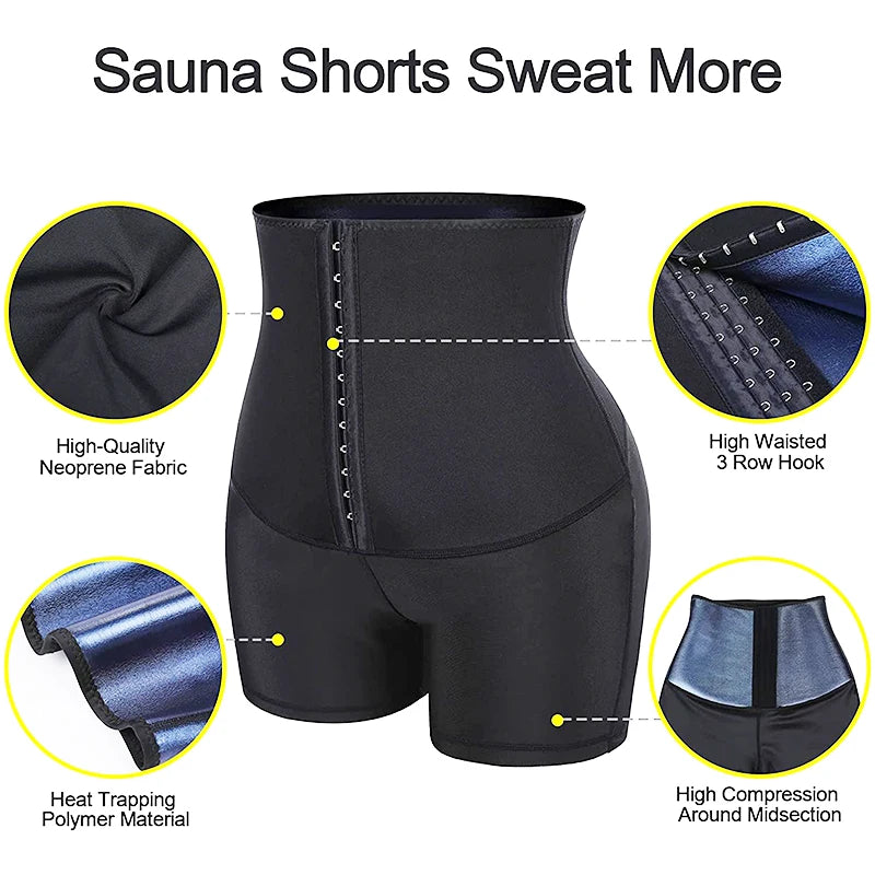 Weight Loss Slimming Shapewear with Waist Trainer and Tummy Control Thermo Leggings. - GSINAS.com