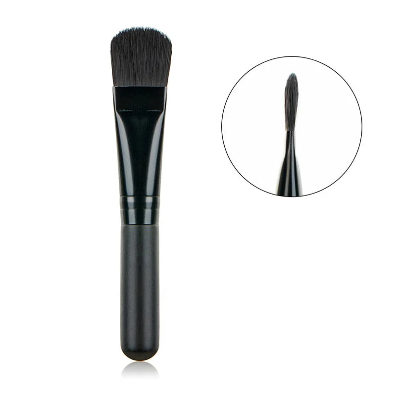 Face Mask Brush Flat Soft Hair Facial Cleansing Skin Care Blender Foundation Applicator Concealer Brush Beauty Makeup Tool - GSINAS.com