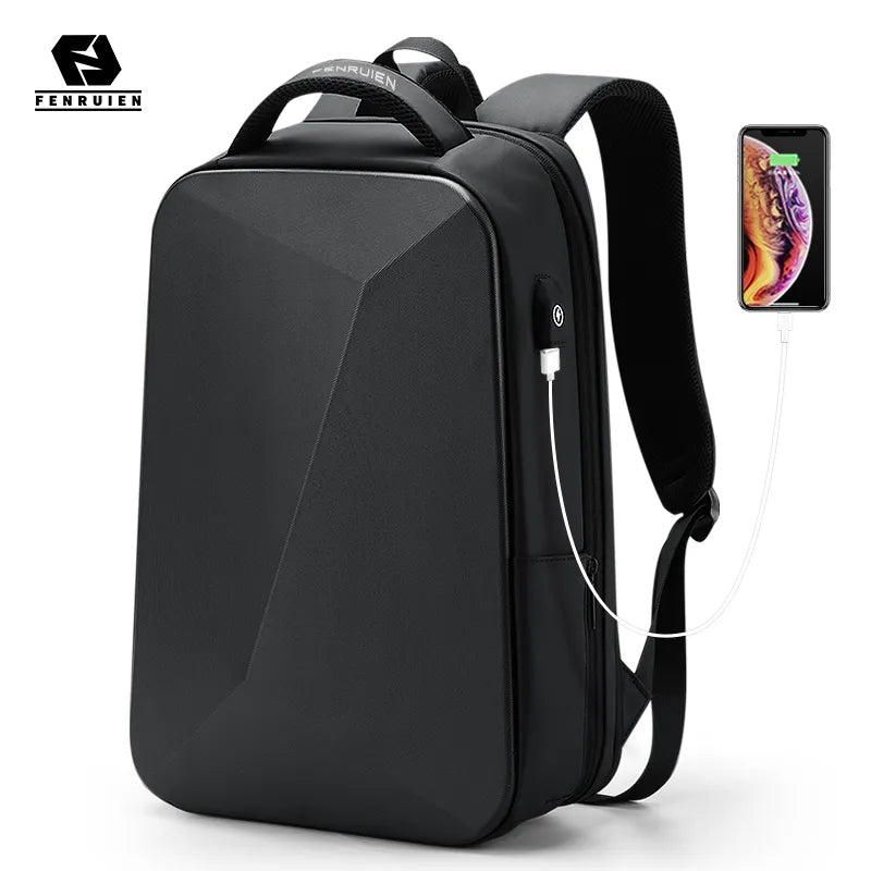 Fenruien Brand Laptop Backpack Anti-theft Waterproof School Backpacks USB Charging Men Business Travel Bag Backpack New Design - GSINAS.com