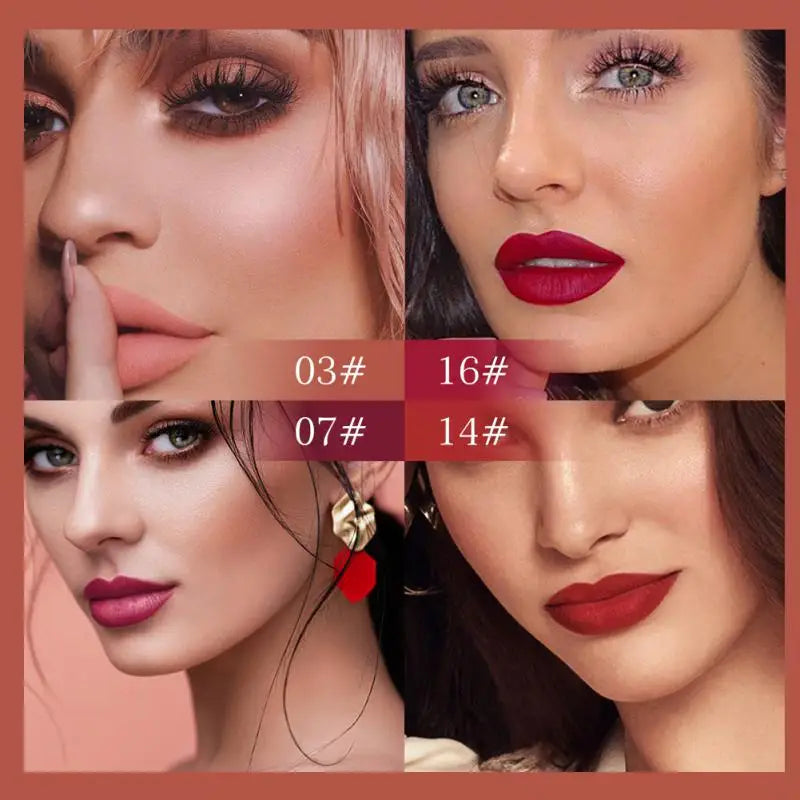 CmaaDu 18 Colors Velvet Matte Lipsticks Pencil Waterproof Long Lasting Sexy Lip Stick Non-Stick Makeup Lip Tint Pen Women 2023 - GSINAS.com