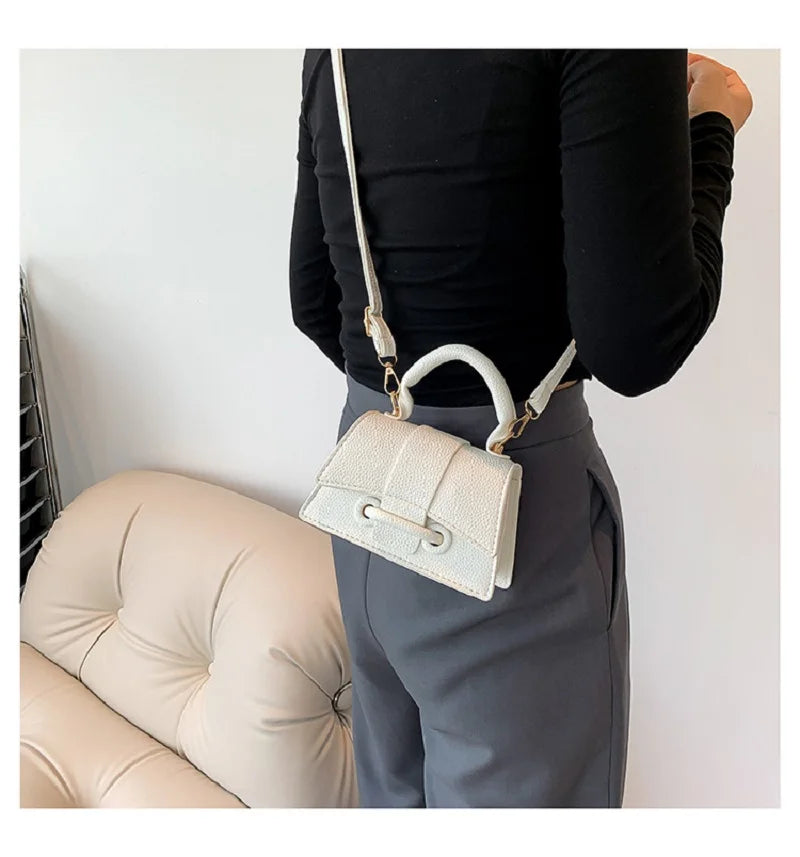 PU Leather Mini Ladies Purses Handbag Single Shoulder Crossbody Small Square Bag Trend Designer - GSINAS.com