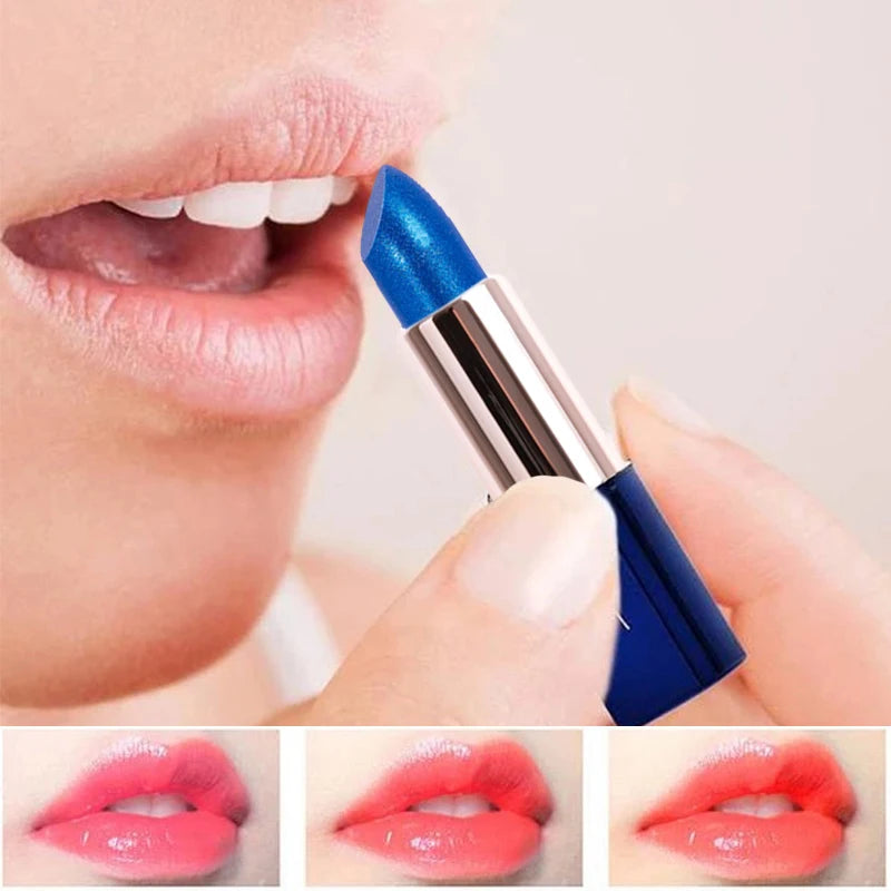 Blue Lipstick Magic Lipsticks Lipstick 24 Hours Waterproof Korean Makeup Halloween Cosmetics Free Shipping Female Makeup YZL9 - GSINAS.com