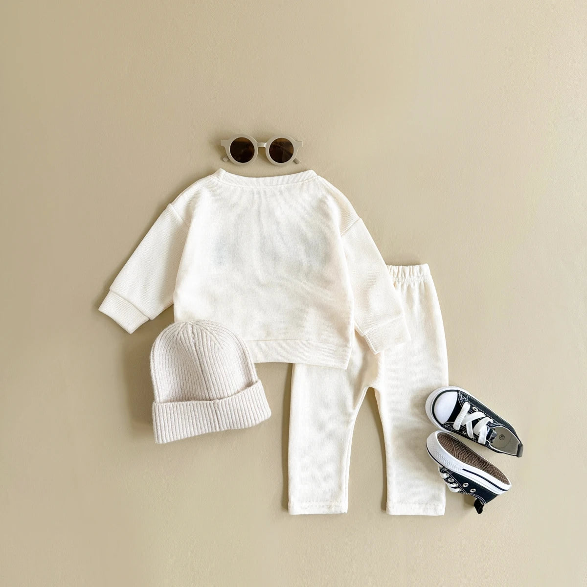 2024 NEW Newborn Baby Girl Boy Outfits Baby Clothes Letter LOVE Embroidery 2PCS Kids Clothings Sets Spring Autumn - GSINAS.com