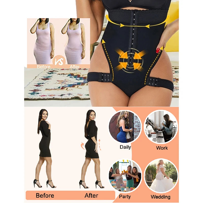 High Waisted Body Shaper with Slimming Waist Trainer and Corset Support - GSINAS.com