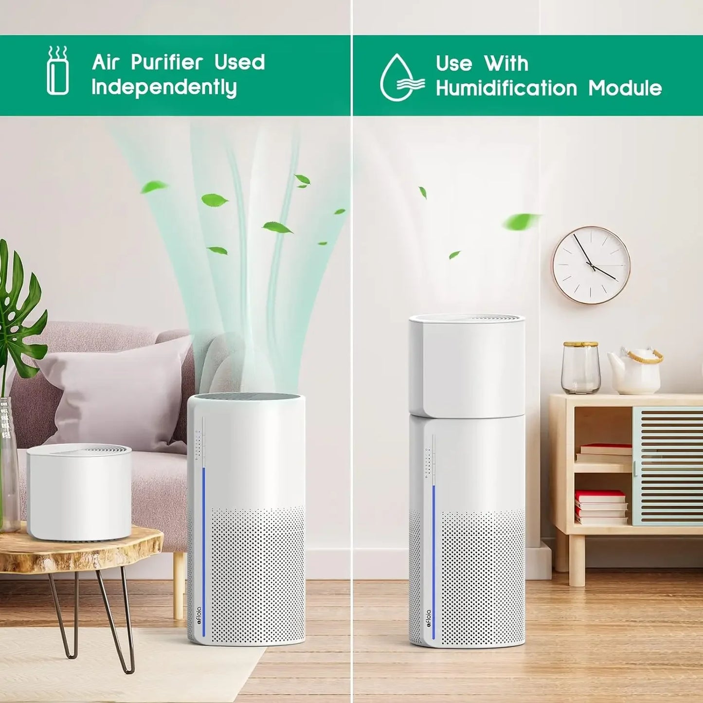 2 in 1 Air Purifier with Humidifier