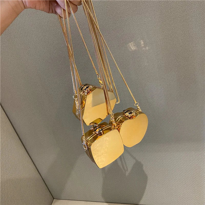 Fashion Bags New Shiny Acrylic Chain Bag One Shoulder Mini Headphone Bag for Women - GSINAS.com