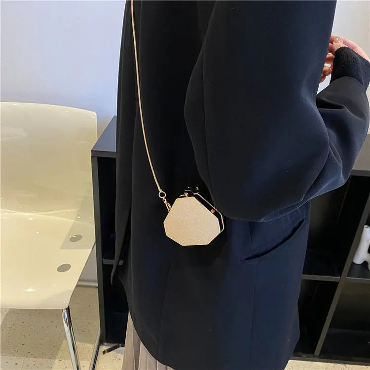 Fashion Bags New Shiny Acrylic Chain Bag One Shoulder Mini Headphone Bag for Women - GSINAS.com