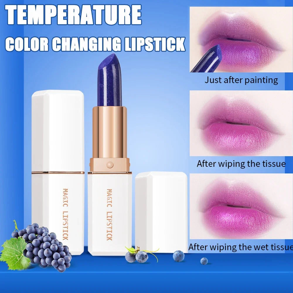 6 Colors Magic Lipstick Temperature Color Changing Lipsticks Blue Rose Waterproof Long Lasting Moisturizing Lip Balm Cosmetics - GSINAS.com