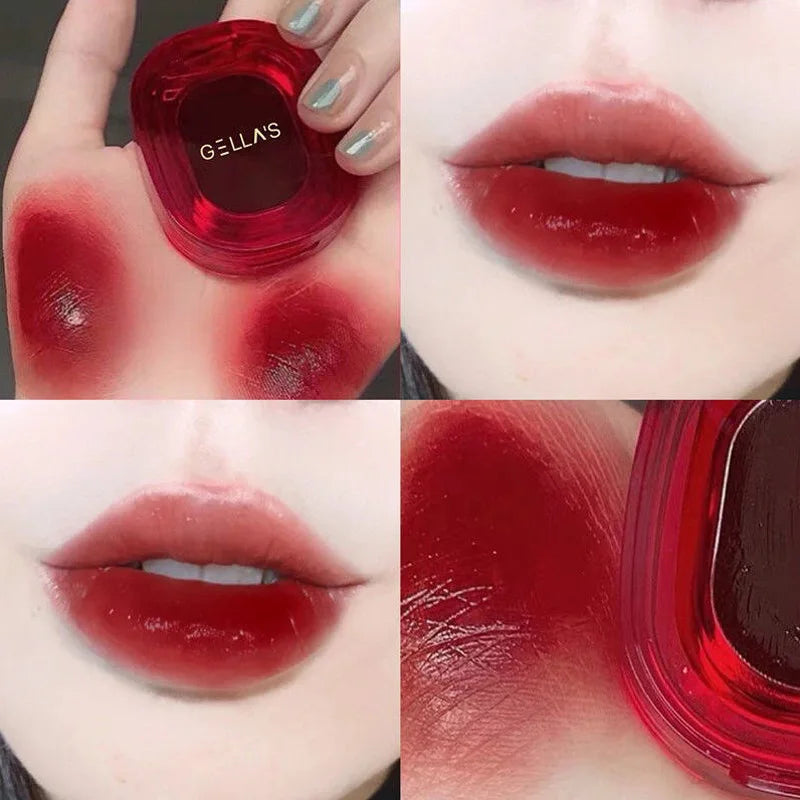 Gella's 6 Colors Sexy Red Lipsticks Waterproof Moisturizing Lip Glaze Tint Long Lasting Lip Stick Makeup Korean Cosmetics