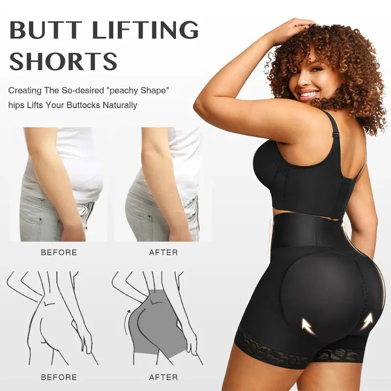 High-waisted Shapewear with Tummy Control and Postpartum Girdle. - GSINAS.com