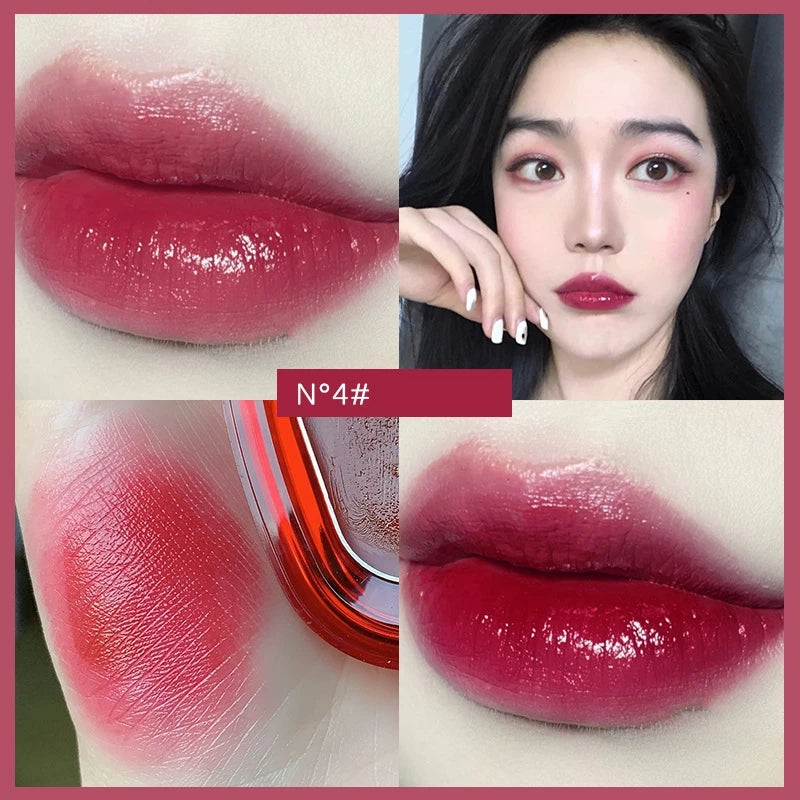 Gella's 6 Colors Sexy Red Lipsticks Waterproof Moisturizing Lip Glaze Tint Long Lasting Lip Stick Makeup Korean Cosmetics - GSINAS.com