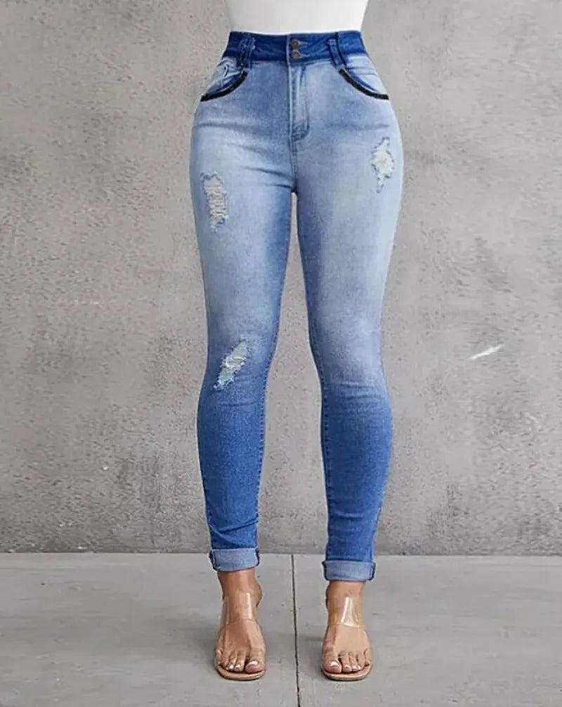 Slim Denim Pants Jeans Fashion Casual Summer Spring