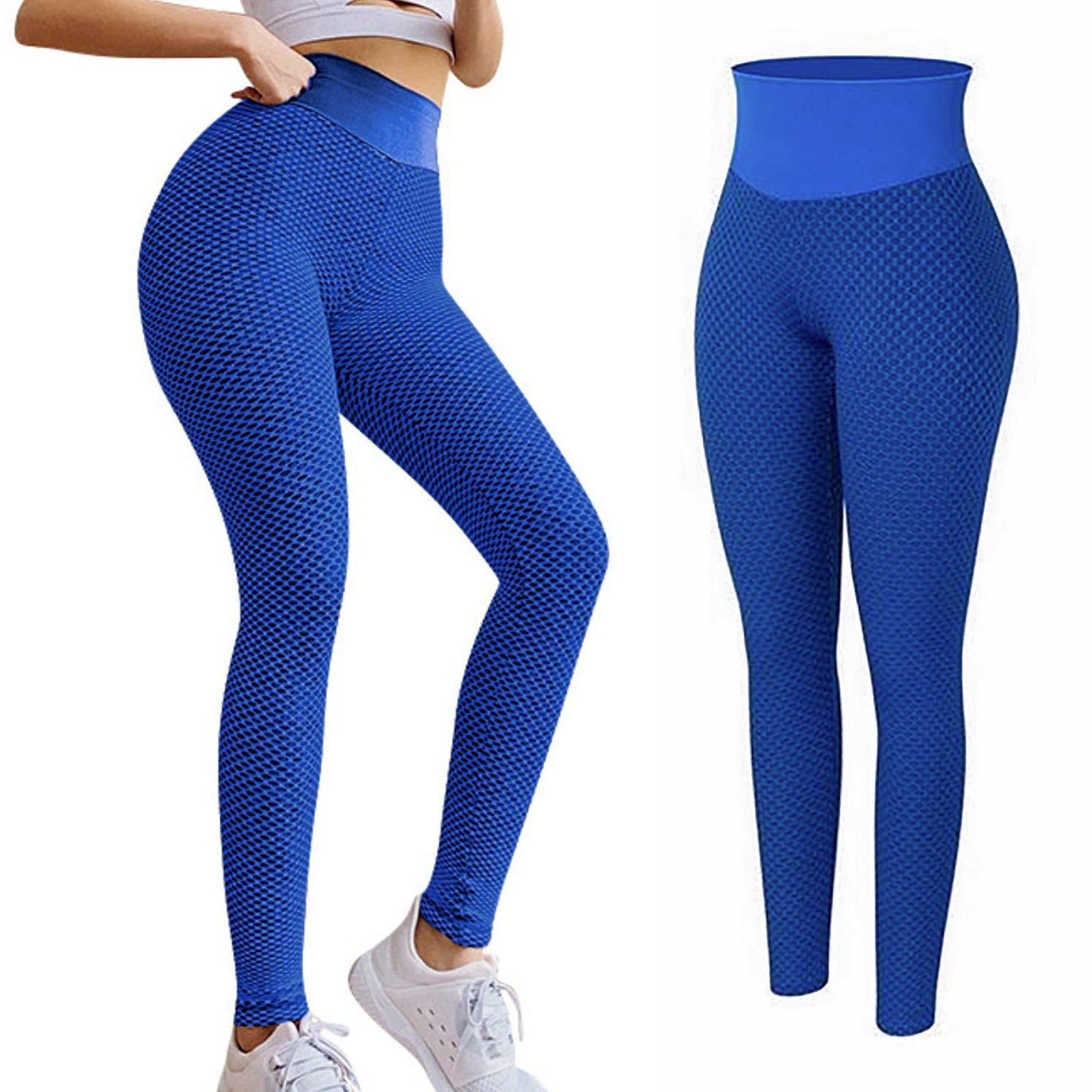 TIK Tok Leggings Women Butt Lifting Workout Tights Plus Size Sports High Waist Yoga Pants - GSINAS.com